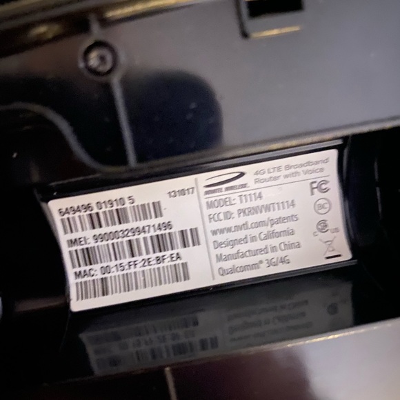 Verizon Model T1114 T-1114 Mifi Home 4G LTE Broadband Router w/ Voice Novatel - Picture 11 of 11